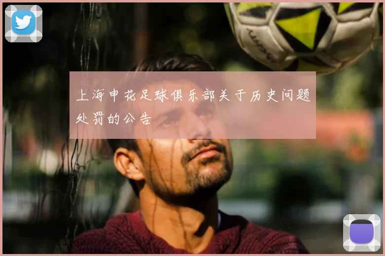 上海申花足球俱乐部关于历史问题处罚的公告